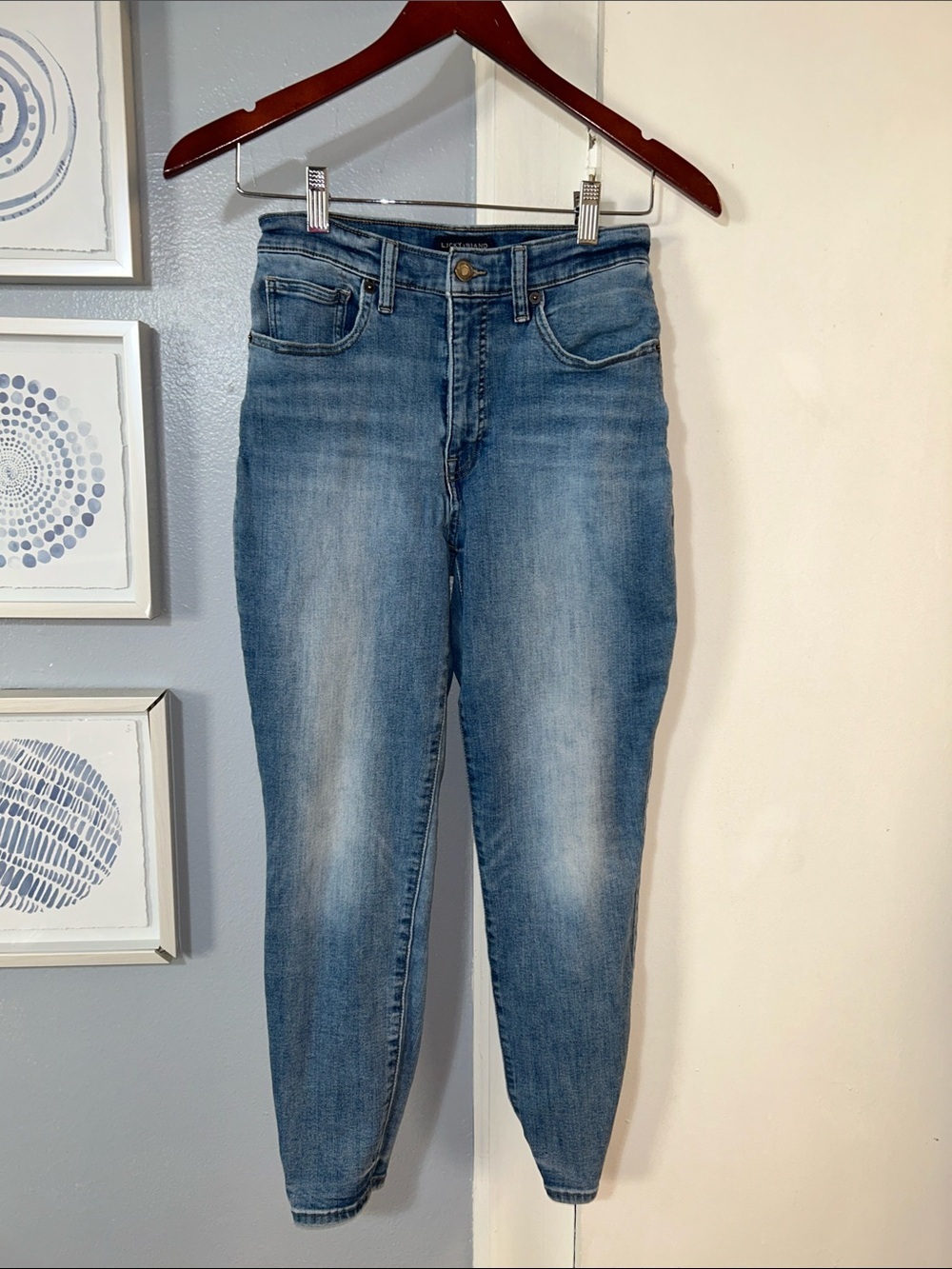 Lucky Brand Women’s Classic High-Rise Bridgette Blue Skinny Jeans Size 10/30